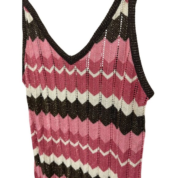 Vintage No Boundaries Y2K Spaghetti Strap Knit Fitted Sweater Cami Sz 11/13 USA - Picture 2 of 7